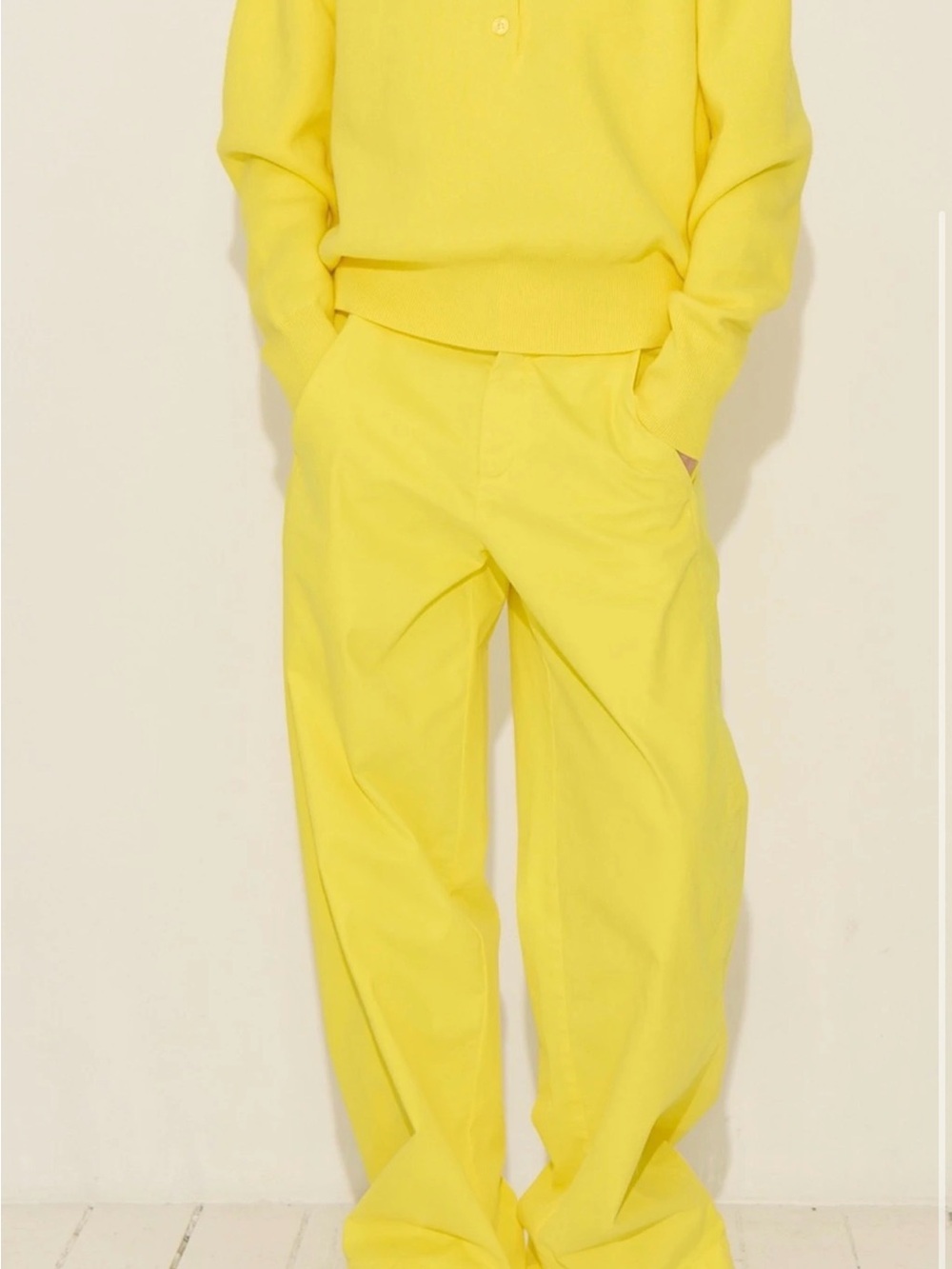 Bensimon Yellow trousers